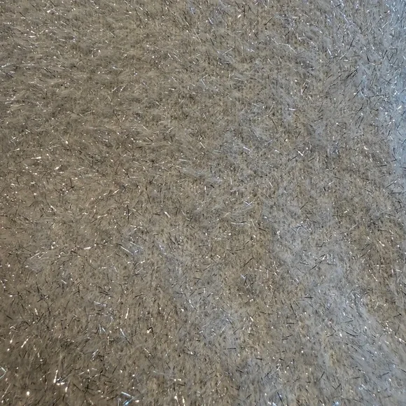 WHBM Metallic Tinsel Trim Sweater NWT - Picture 9 of 10
